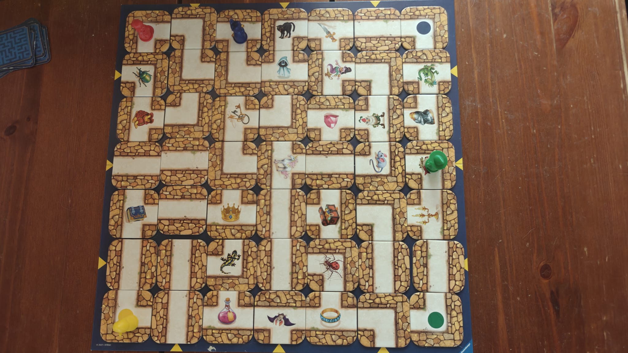 Muuttuva labyrintti, peli käynnissä